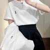 「99任选三件，单拍不发，自行设置满减」DANMO纯棉重工刺绣T，耐磨耐穿抗起球， 宽松显瘦（3-5天发货） 商品缩略图1