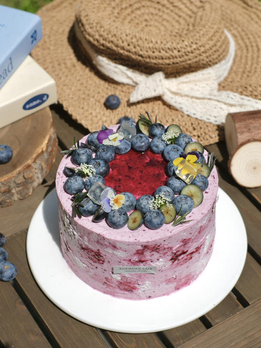 【蓝莓芝味】酸奶芝士奶油搭配怡颗莓蓝莓～酸酸甜甜花青素爆炸的一只糕 商品图6