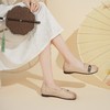 西村名物2025年春季新款舒适平跟软底新中式风优雅浅口单鞋T25AE16161 商品缩略图1