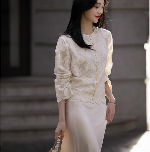 ORIGNAL&CO繁华天丝刺绣三件套装，重工花朵刺绣，如繁花入梦，摇曳生姿【3-5天发货】 商品图9