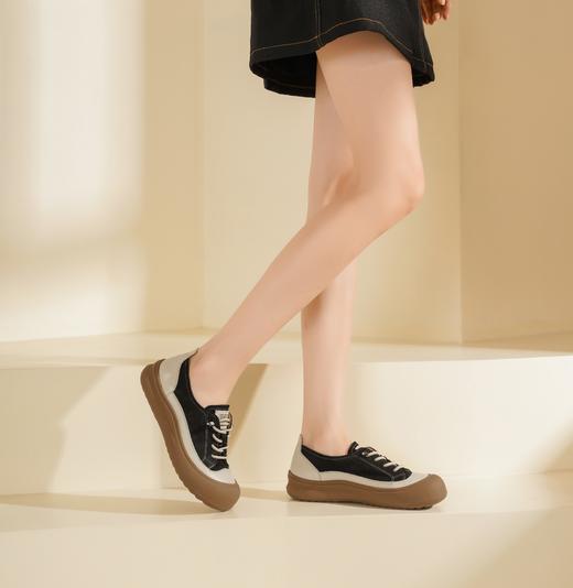 西村名物2025年春季新款轻便透气舒适厚底防滑休闲运动鞋德训鞋T25CM38851 商品图3