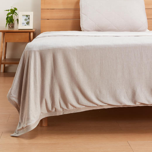 强冷感S2502 摩卡色床品系列 薄被/毛巾被/床垫/床罩/枕垫 单人/双人/特大双人 商品图5