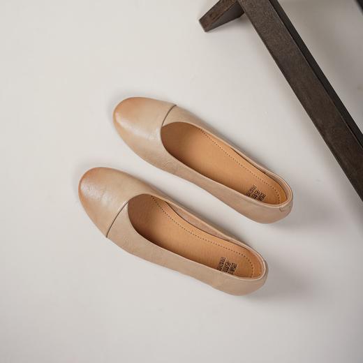 【舒适软底】西村名物2025年春季新款舒适平跟软底新中式风优雅浅口单鞋T25AE16331 商品图9