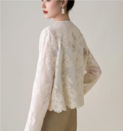 ORIGNAL&CO繁华天丝刺绣三件套装，重工花朵刺绣，如繁花入梦，摇曳生姿【3-5天发货】 商品图2