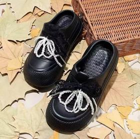 珍珠链条拖鞋XZ25B21001