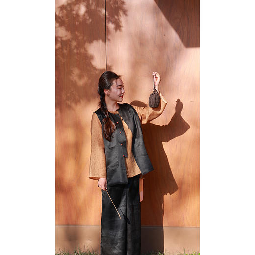 【直播间专属】新中式马甲（25704177玄泽-高定款） 商品图4