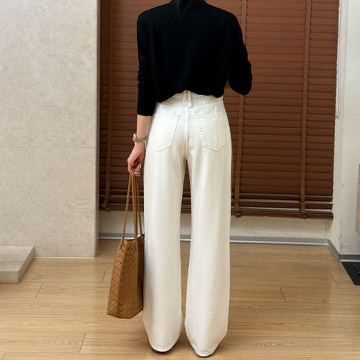 【不换不退】良木礼窄版小阔腿裤(67570-2) 商品图2