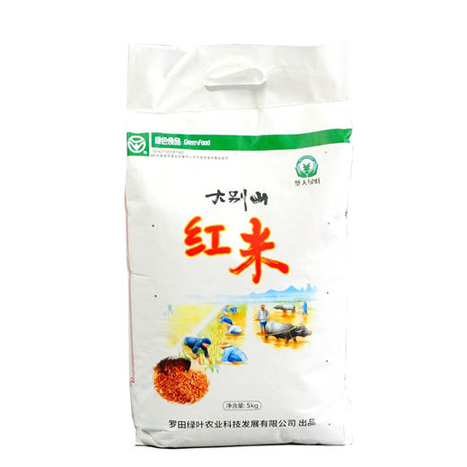 罗田 楚天绿叶 大别山红米5kg/袋 商品图0