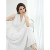 COCOBELLA法式优雅连衣裙高智感通勤白色大摆无袖长裙FR0076 商品缩略图4