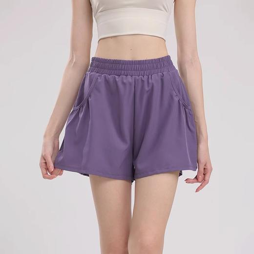 跃牌【瑜堂系列】运动短裤女夏季休闲跑步户外健身裤高腰提臀居家短裤JYMA072 商品图1