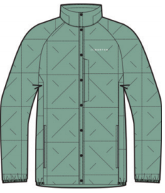 25/26BURTON雪服M AK BKR UL DWN INS SOFT SAGE