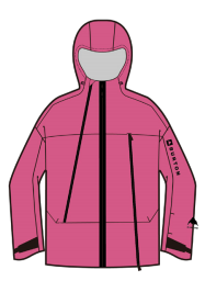 25/26BURTON雪服M VANGUARD INS DRY RIDE 3L JKT CARMINE ROSE