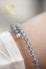 【茱事顺俪】18K黄金蓝灰月光石珍珠手链 商品缩略图5