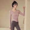 跃牌【瑜堂系列】春季新款斜肩镂空抽褶修身普拉提运动健身瑜伽服JYMC130 商品缩略图1