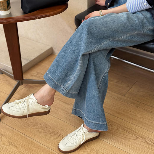 【特价不退不换】良木礼阔腿牛仔裤(21138) 商品图3