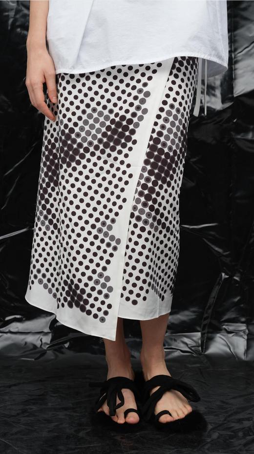 主题印花一片裙 商品图0