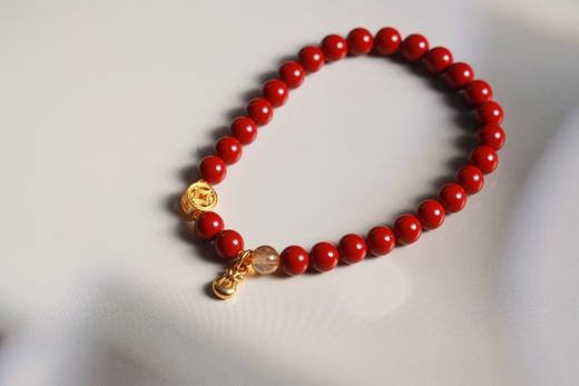 YHZS0116°钱途富足·朱砂珠串 商品图1