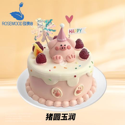 6英寸卡通•手绘系列动物奶油生日蛋糕（14选1） 商品图12