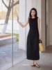 Charming姹弥·简约高级感休闲黑色连衣裙女夏季设计感宽松气质显瘦花苞长裙 商品缩略图1