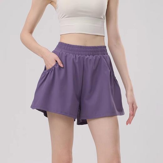 跃牌【瑜堂系列】运动短裤女夏季休闲跑步户外健身裤高腰提臀居家短裤JYMA072 商品图0
