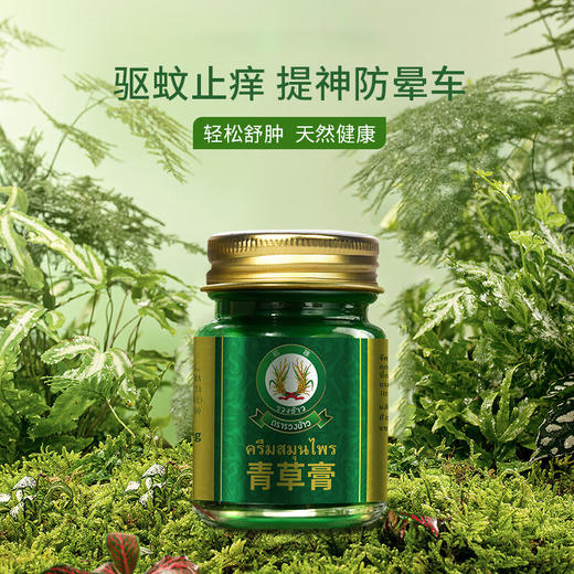 【秒杀】稻穗原装进口青草膏50g （泰版） 商品图0