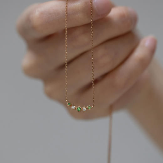 「小幸运」18K彩沙佛莱项链 商品图1