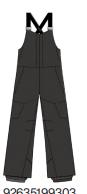 25/26BURTON雪服W AK GORE-TEX 2L KIMMY BIB TRUE BLACK 商品图5
