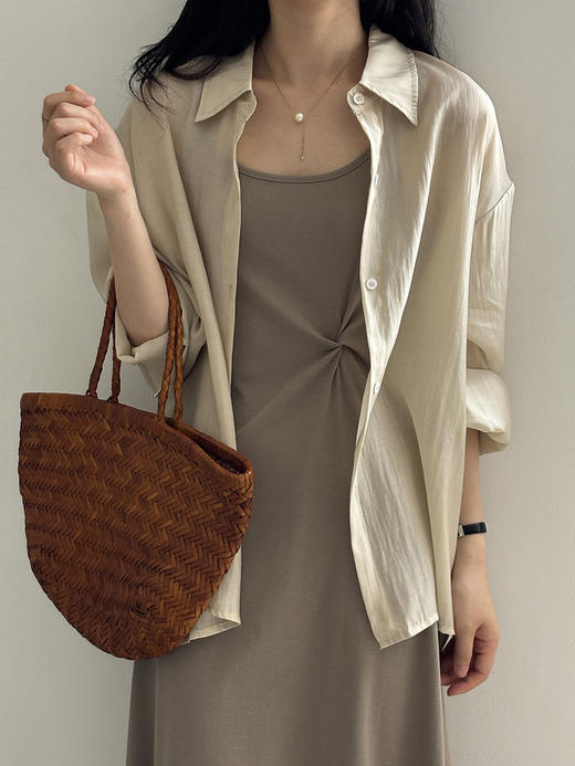 新中式后背开衩罩衫 商品图1