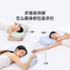 7C七西森睡甜糯枕头女生睡觉舒适硅胶枕头不塌陷不变形睡眠枕头 商品缩略图2