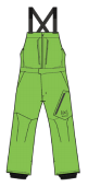 25/26BURTON雪服M AK GORE-TEX CYCLIC BIB JASMINE GREEN