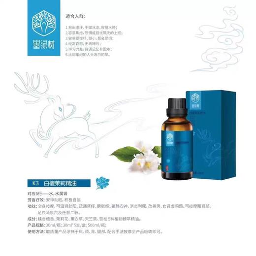 墨绿树按摩精油身体按摩油spa开背推背按摩植物精油 商品图5