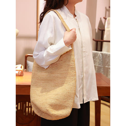 【抖音专属】拉菲草单肩包（25715007） 商品图2