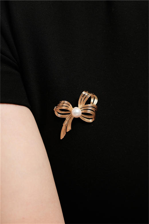 枫叶 小小鸟  丝带结 珍珠胸针 商品图9