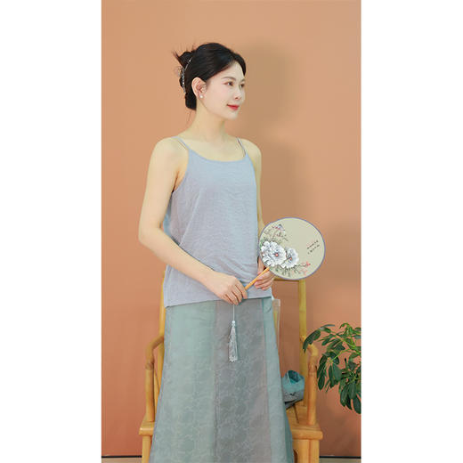 【抖音专属】吊带（19718001葭灰-结缘款） 商品图0