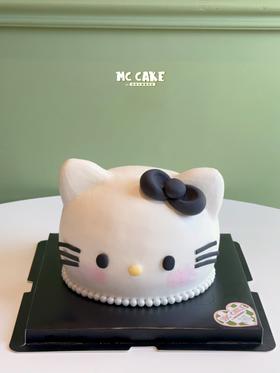 黑色蝴蝶结KT立体猫