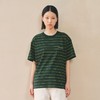 WassupHouse条纹基础刺绣短袖T恤 商品缩略图1