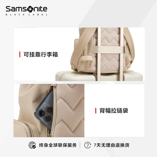 新秀丽KHALEESI系列女士翻盖时尚双肩包NU8*008 商品图4