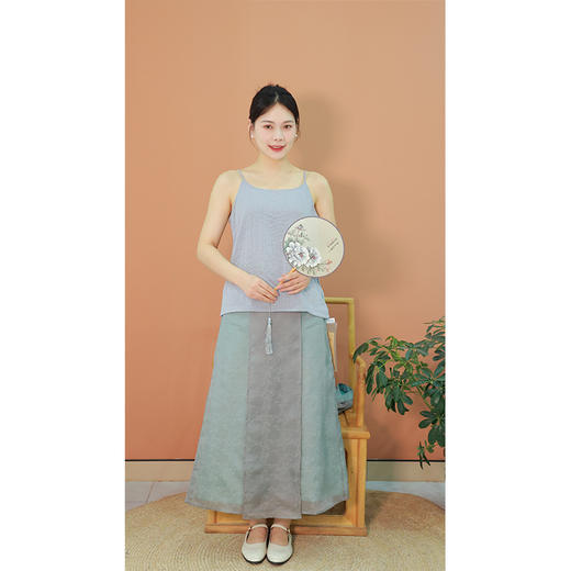 【抖音专属】吊带（19718001葭灰-结缘款） 商品图2