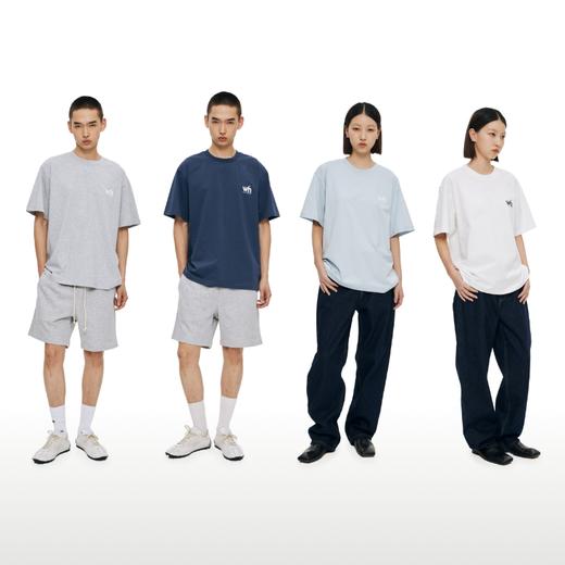 WassupHouse字母组合小logo印花短袖T恤 商品图5