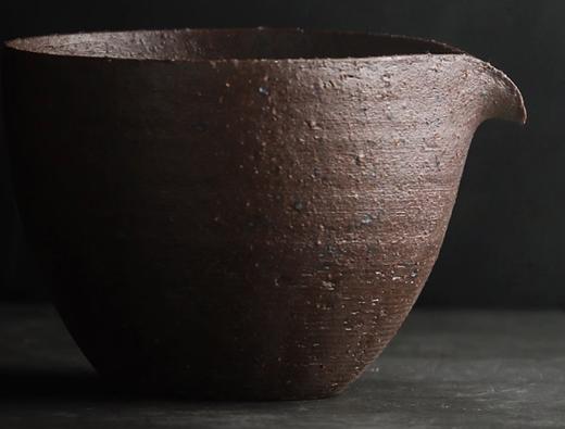 粗陶公道杯 赤豆褐 商品图0