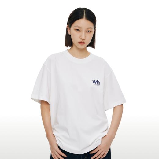 WassupHouse字母组合小logo印花短袖T恤 商品图4