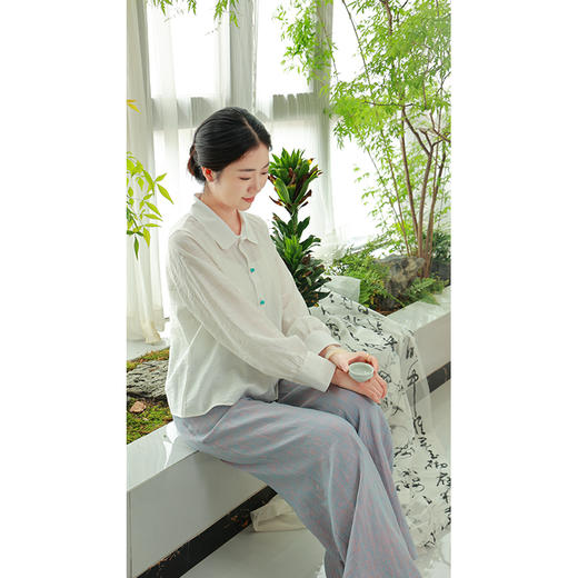 【抖音专属】阔腿裤（24709615晴虹-设计师） 商品图0