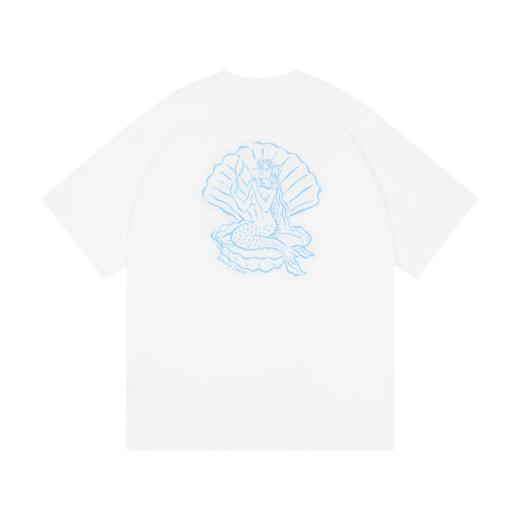 WassupHouse美人鱼印花短袖T恤 商品图6