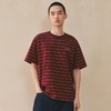 WassupHouse条纹基础刺绣短袖T恤 商品缩略图0