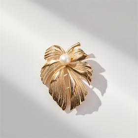 枫叶 小小鸟  丝带结 珍珠胸针