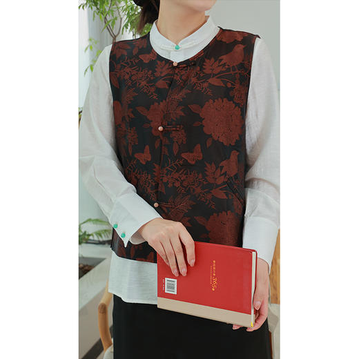 【抖音专属】新中式马甲（25704109朱草-结缘款） 商品图4