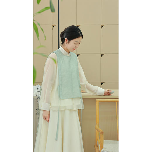 【2026东衣作】新中式马甲（25704166浮萍-结缘款） 商品图0