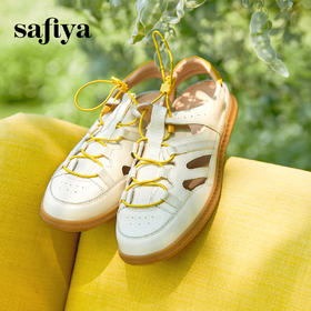 预售|Safiya/索菲娅2025夏季镂空编织溯懒人溪鞋外穿凉鞋SFD2115190