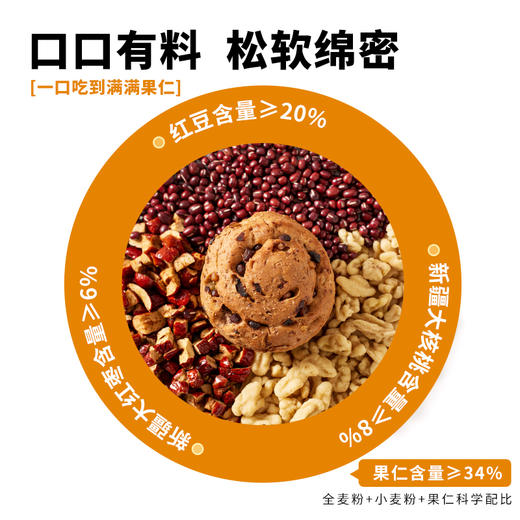 泰甄选 新加坡面包新语 无蔗糖 低脂 全麦坚果欧包粗粮早餐代餐面包64g/包 商品图1