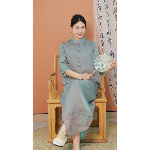 【2026东衣作】纱半裙（21706109B少奶奶A686-设计师） 商品图2